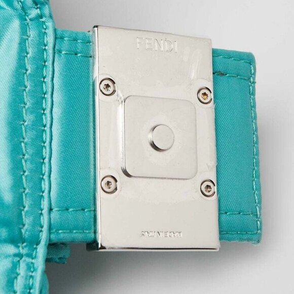 Fendi Green Nylon Convertible Multipocket Belt Baguette Bag - Picture 3 of 12